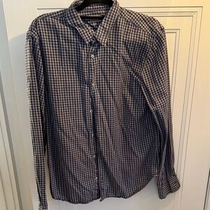 Stylish Navy Checkered Men's Shirt